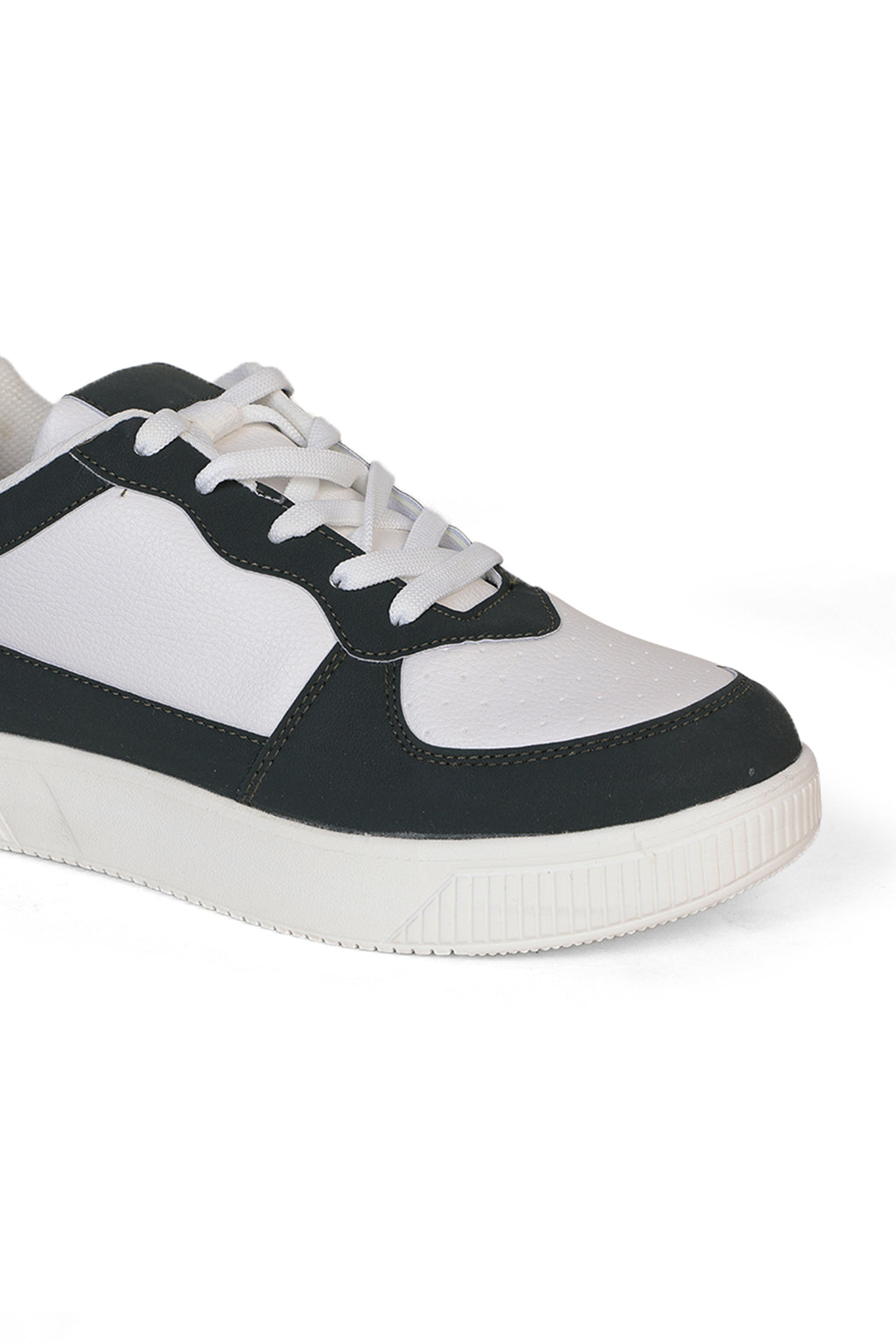 Dark Green Colourblocked Sneakers for Men - Image 3