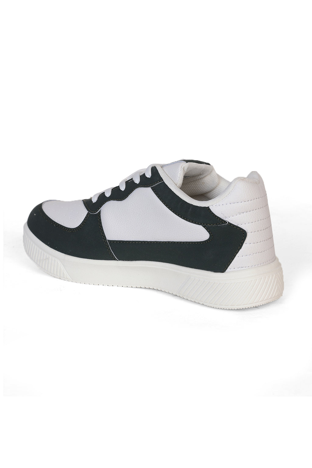 Dark Green Colourblocked Sneakers for Men - Image 5