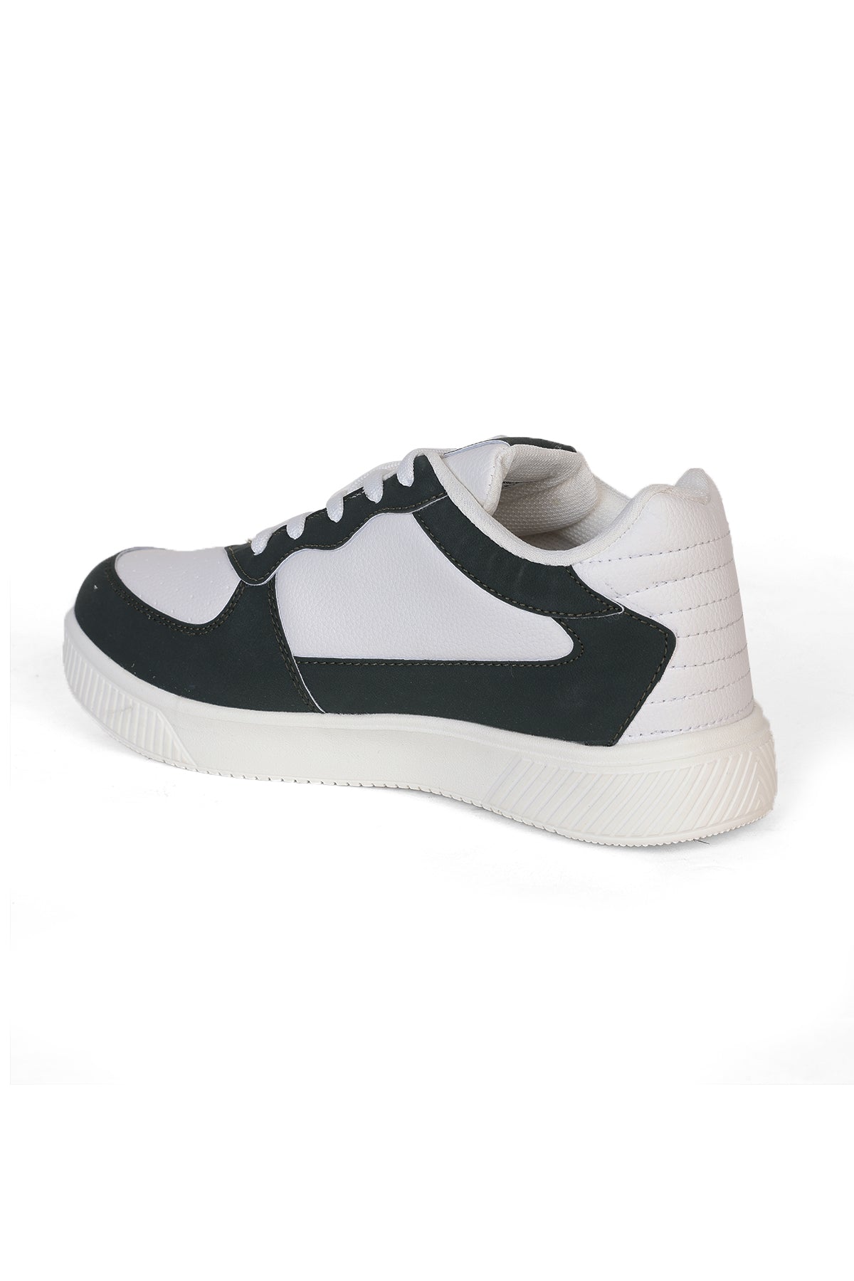 Dark Green Colourblocked Sneakers for Men - Image 5