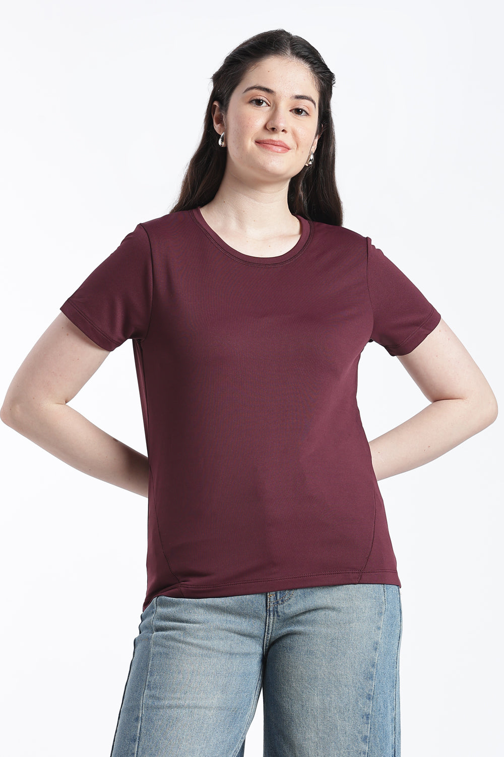 Red Wear Regular Fit T-Shirt for Women - Image 2
