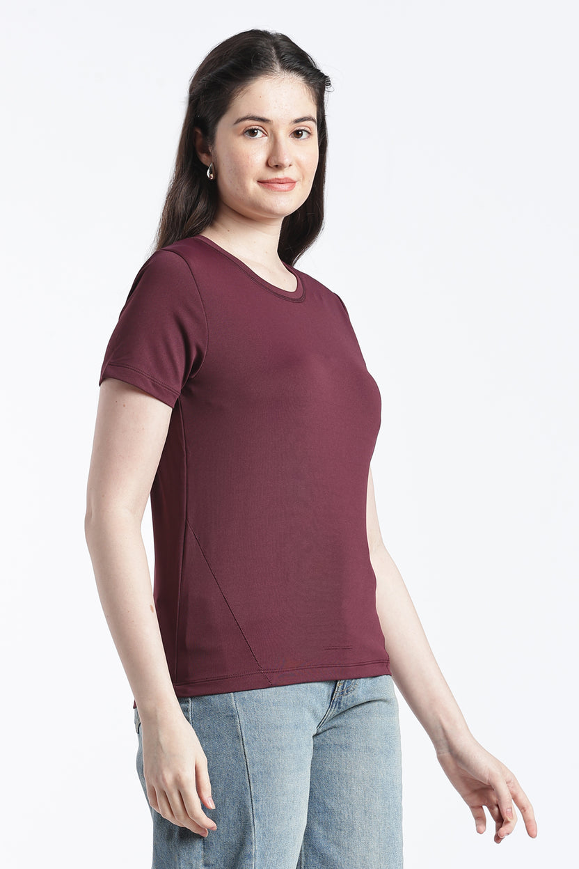 Red Wear Regular Fit T-Shirt for Women - Image 4