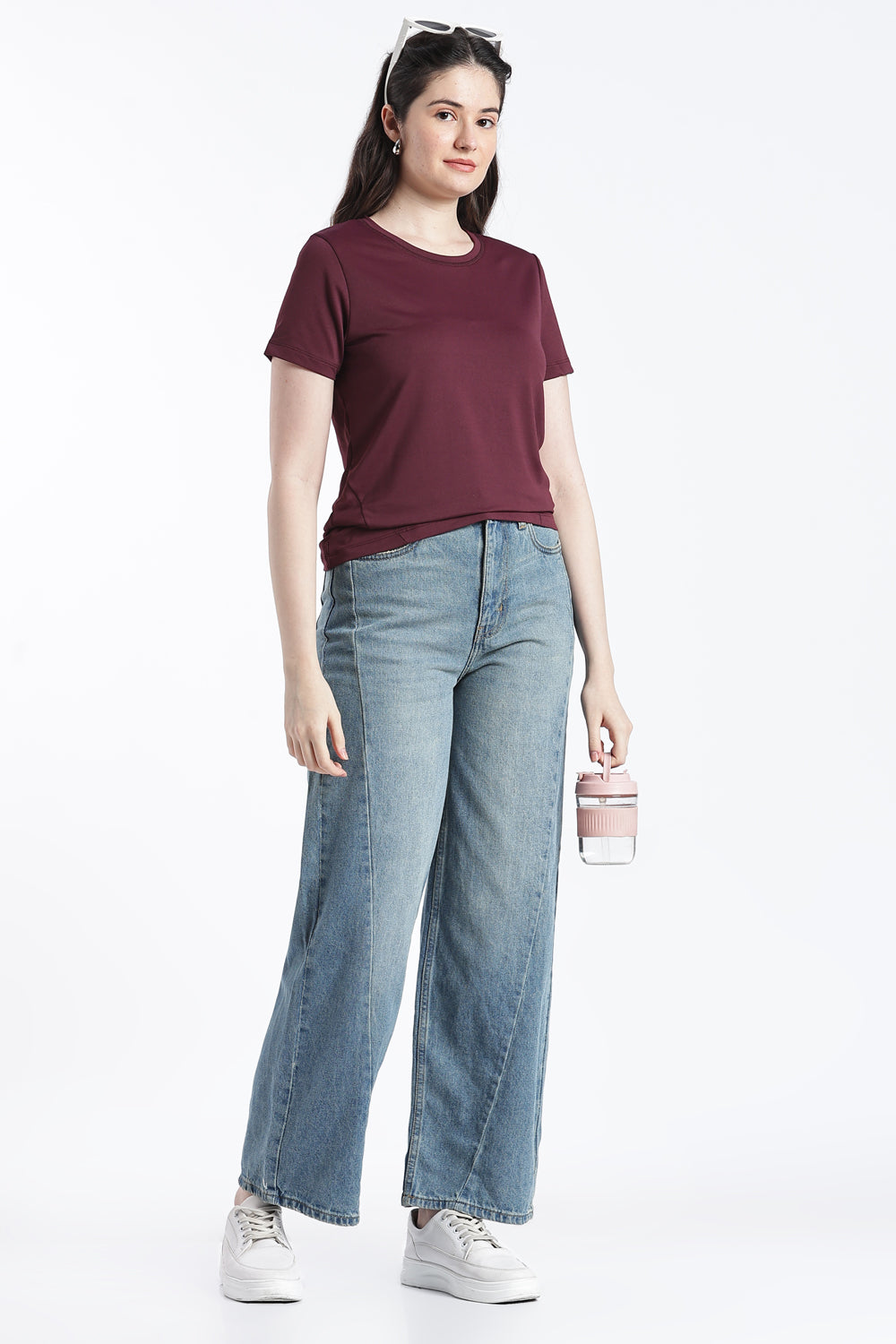 Red Wear Regular Fit T-Shirt for Women - Image 6