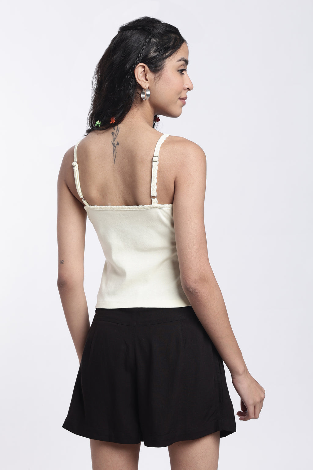Yellow Regular Fit Sleeveless Top For Women - Image 5