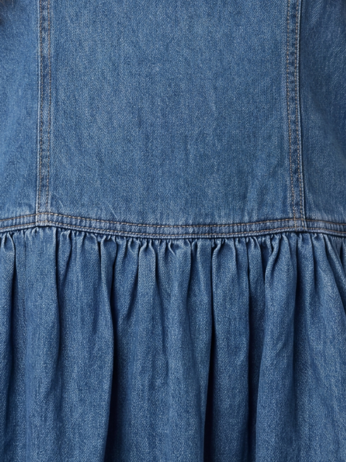 Blue Regular Fit Denim Dress for Women - Image 3