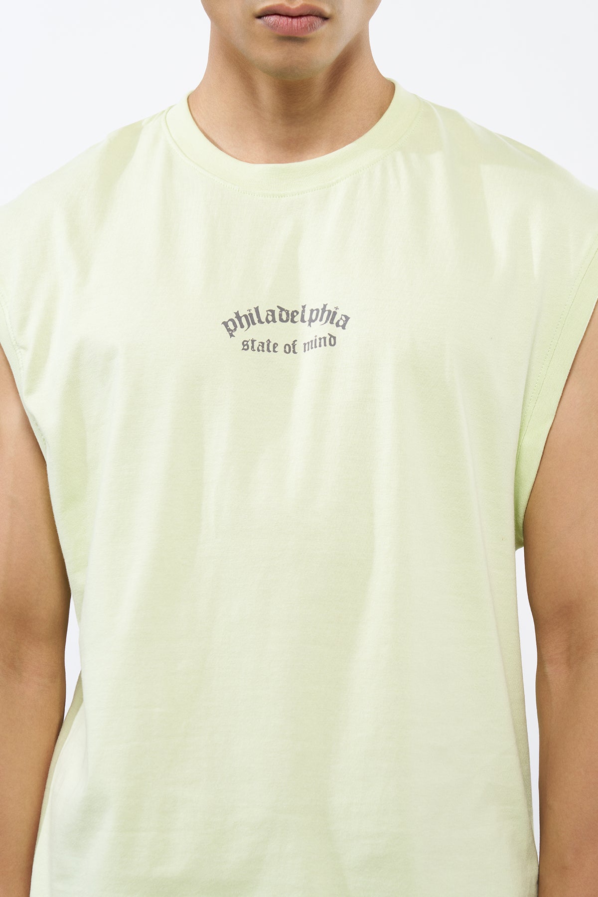 Lime Printed Regular Fit T-Shirt for Men - Image 2
