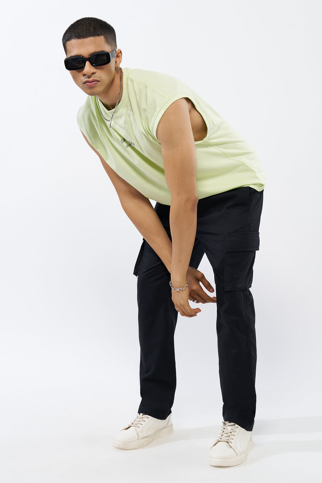 Lime Printed Regular Fit T-Shirt for Men - Image 6