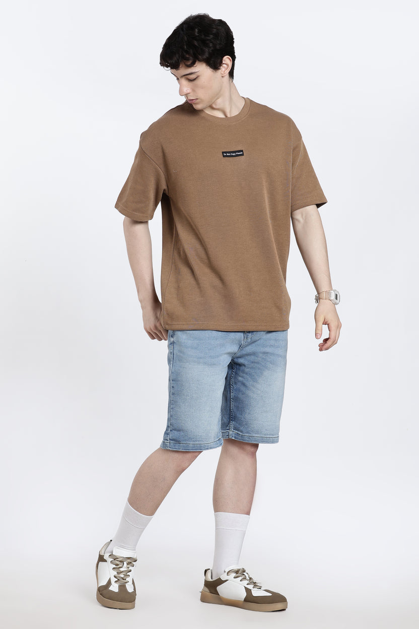 Light Blue Regular Fit Shorts With 5 Pocket - Image 6