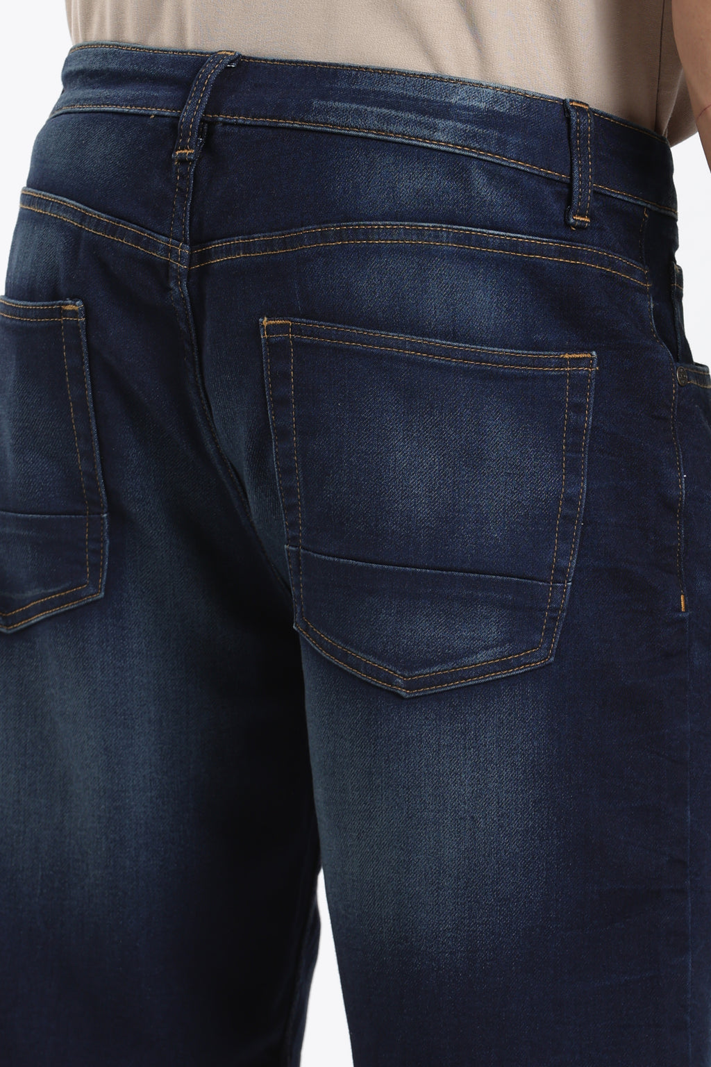 Navy Regular Fit Shorts With 5 Pocket - Image 7