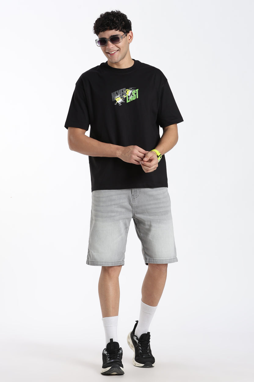 Grey Solid Regular Fit Shorts - Image 6