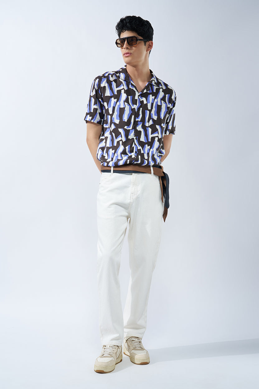 Black All - Over PrintedShirt for Men - Image 6