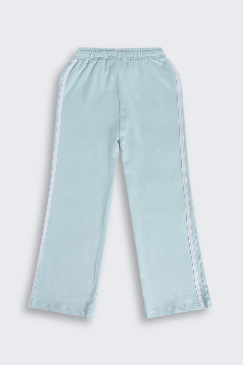 Light Blue Comfort and Stylish Track Pant for Tweens Girls - Image 3