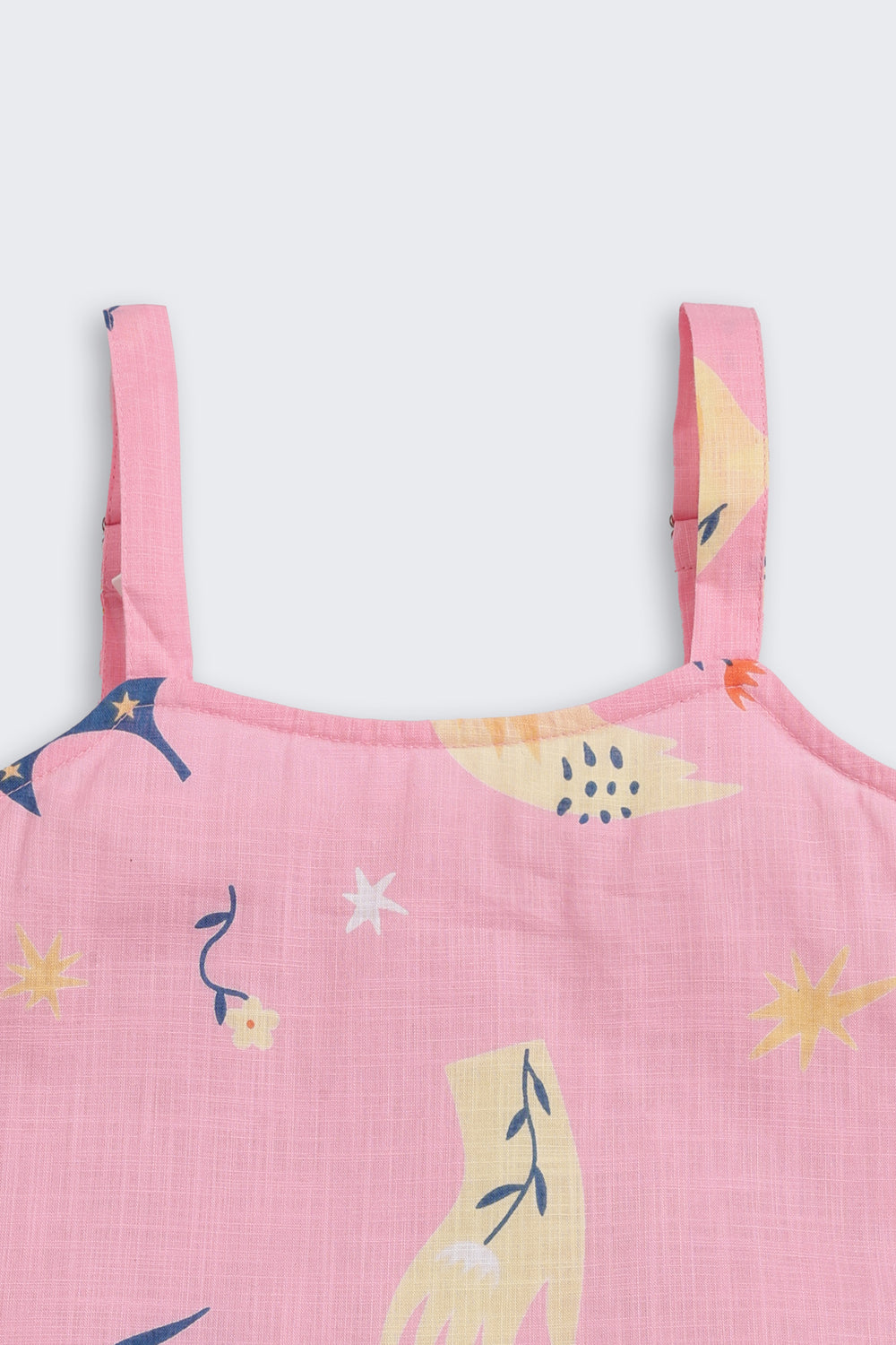 Pink Graphic Printed Regular Fit Co-ord Set for Tweens Girls - Image 6