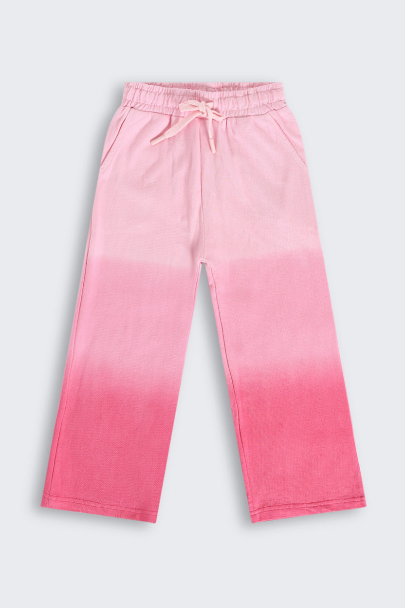 Pink Ombre Wide-Leg Track Pant - Image 2