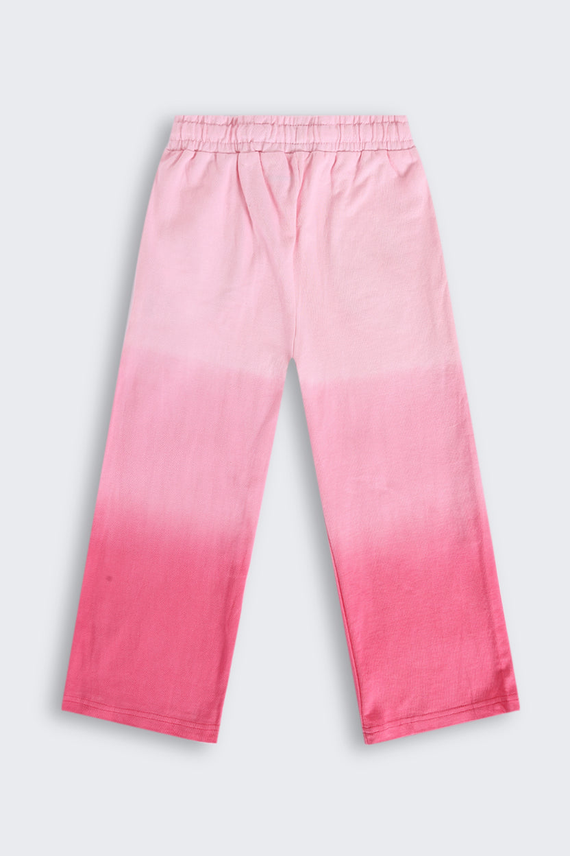Pink Ombre Wide-Leg Track Pant - Image 3