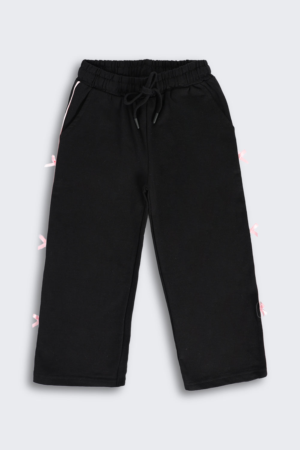 Black Bow Detail Jogger - Image 2