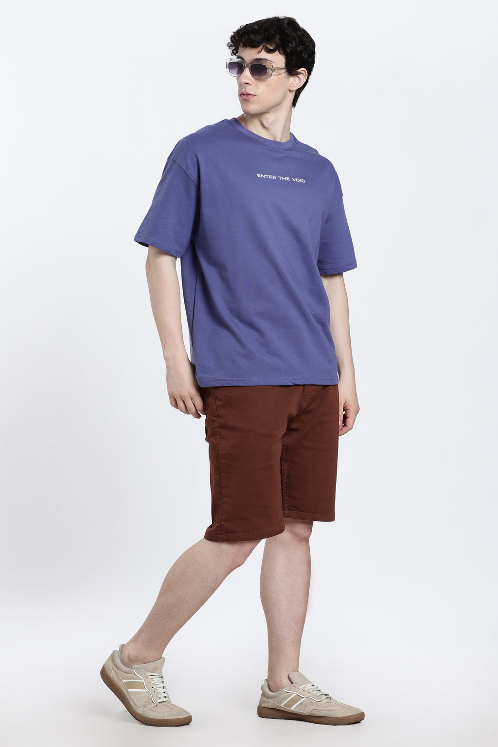 Blue Back Graphic Oversized Fit T-Shirt for Men - Image 6