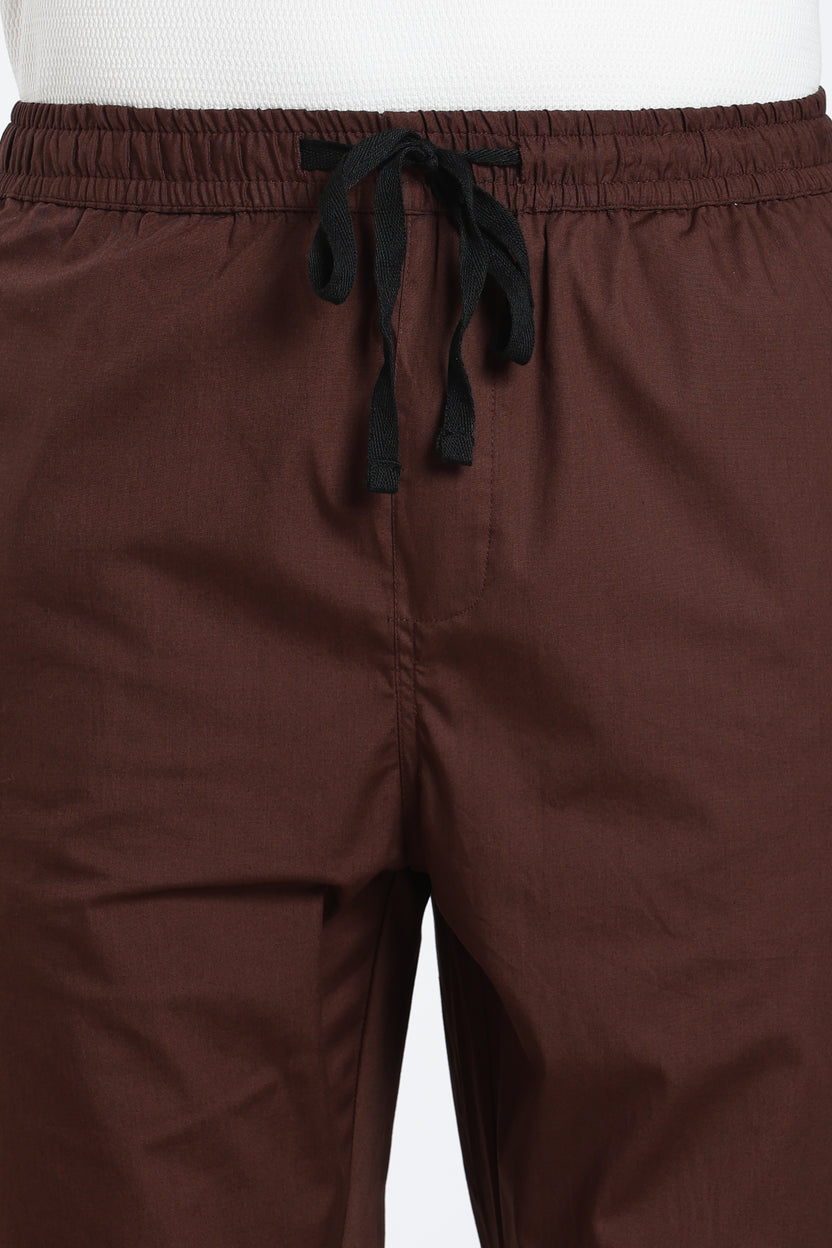 Brown Regular Fit Pyjama With 2 Pocket - Image 6