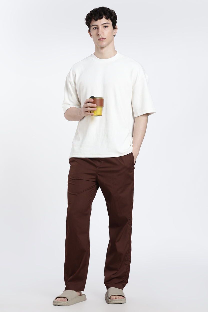 Brown Regular Fit Pyjama With 2 Pocket - Image 5