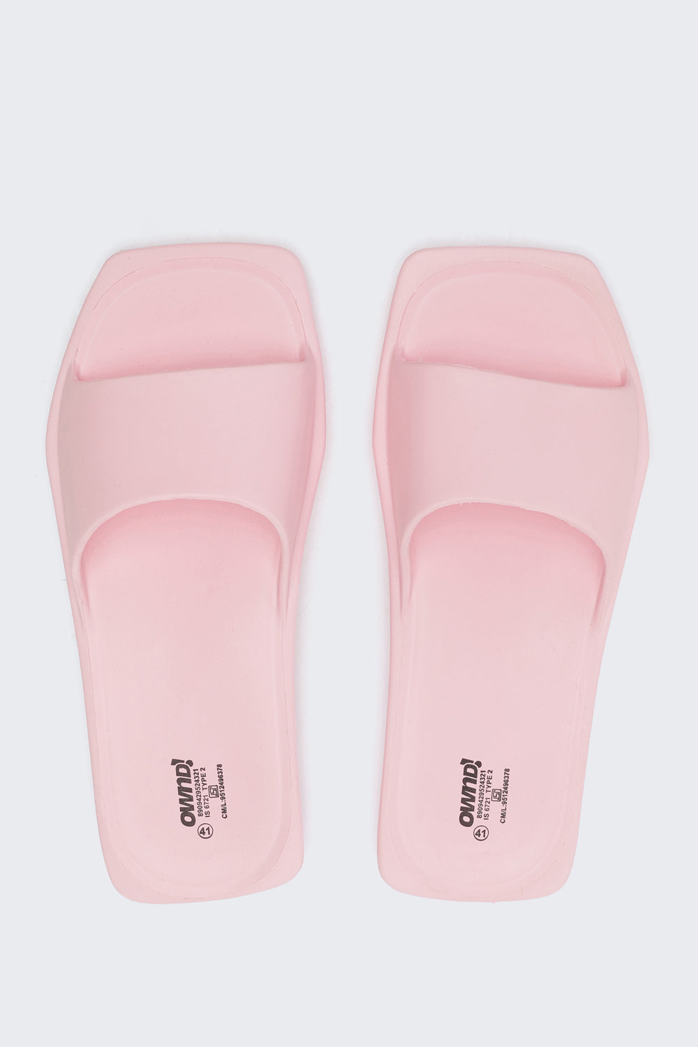 Pink Solid EVA Pool Slides for Women - Image 4
