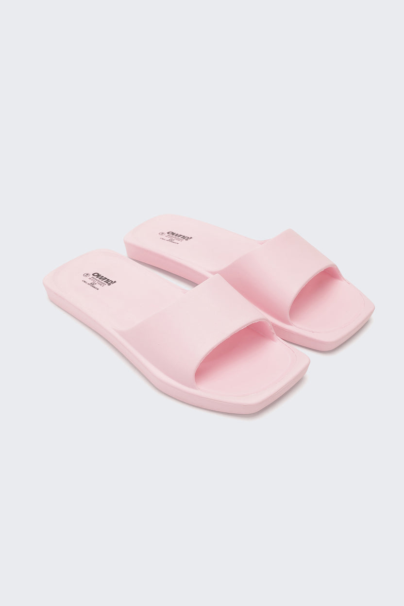 Pink Solid EVA Pool Slides for Women - Image 5