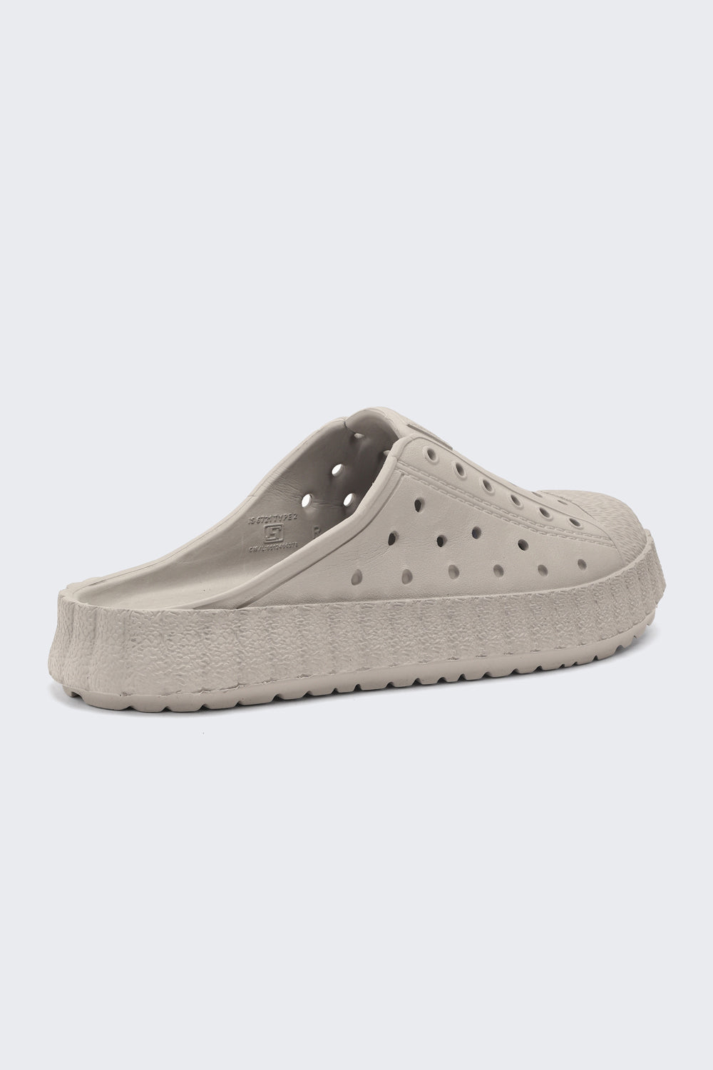 Grey Solid Pool Slides for Men - Image 3