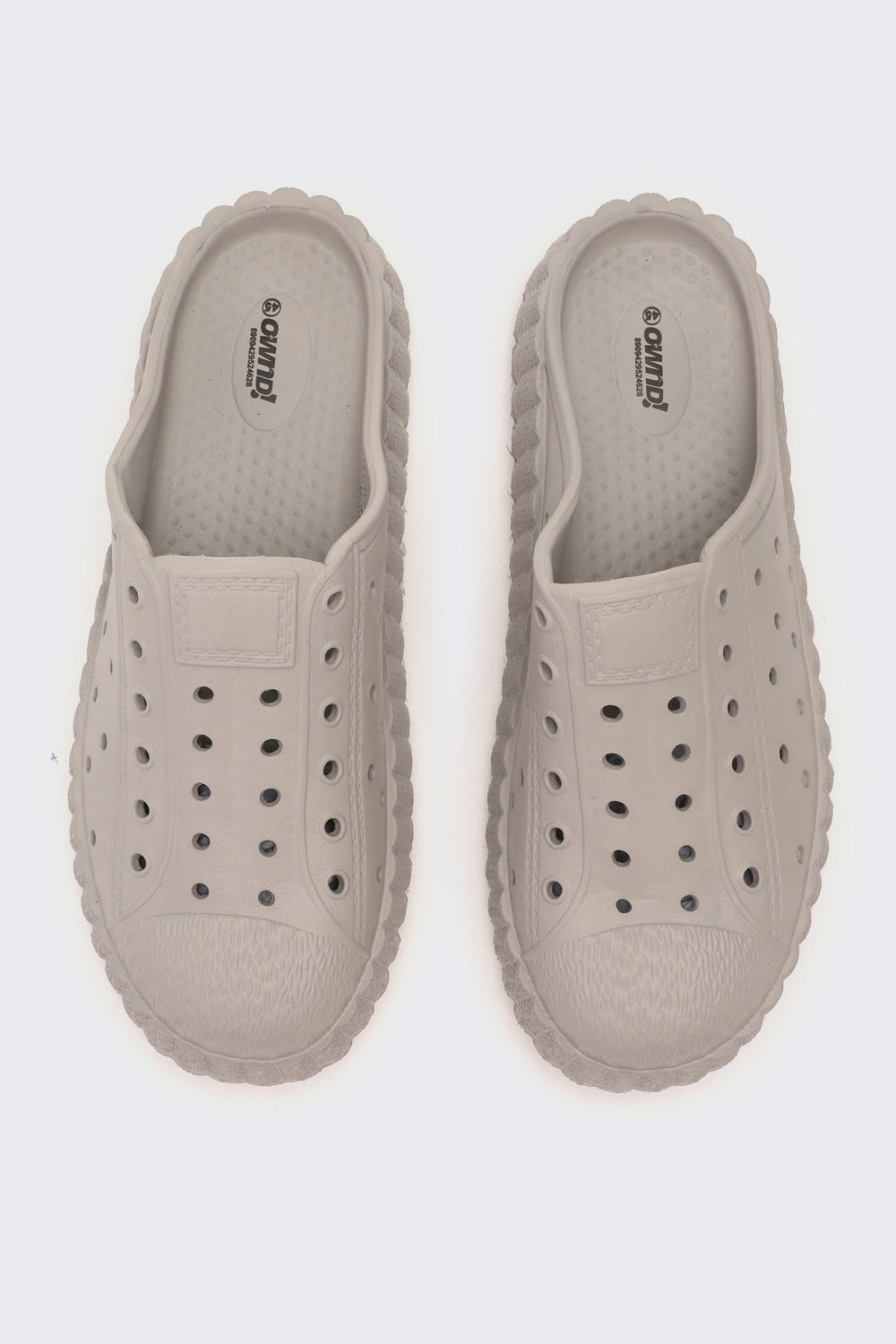 Grey Solid Pool Slides for Men - Image 4