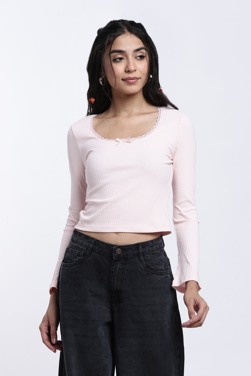 Pink Regular Fit Top for Women - Image 2