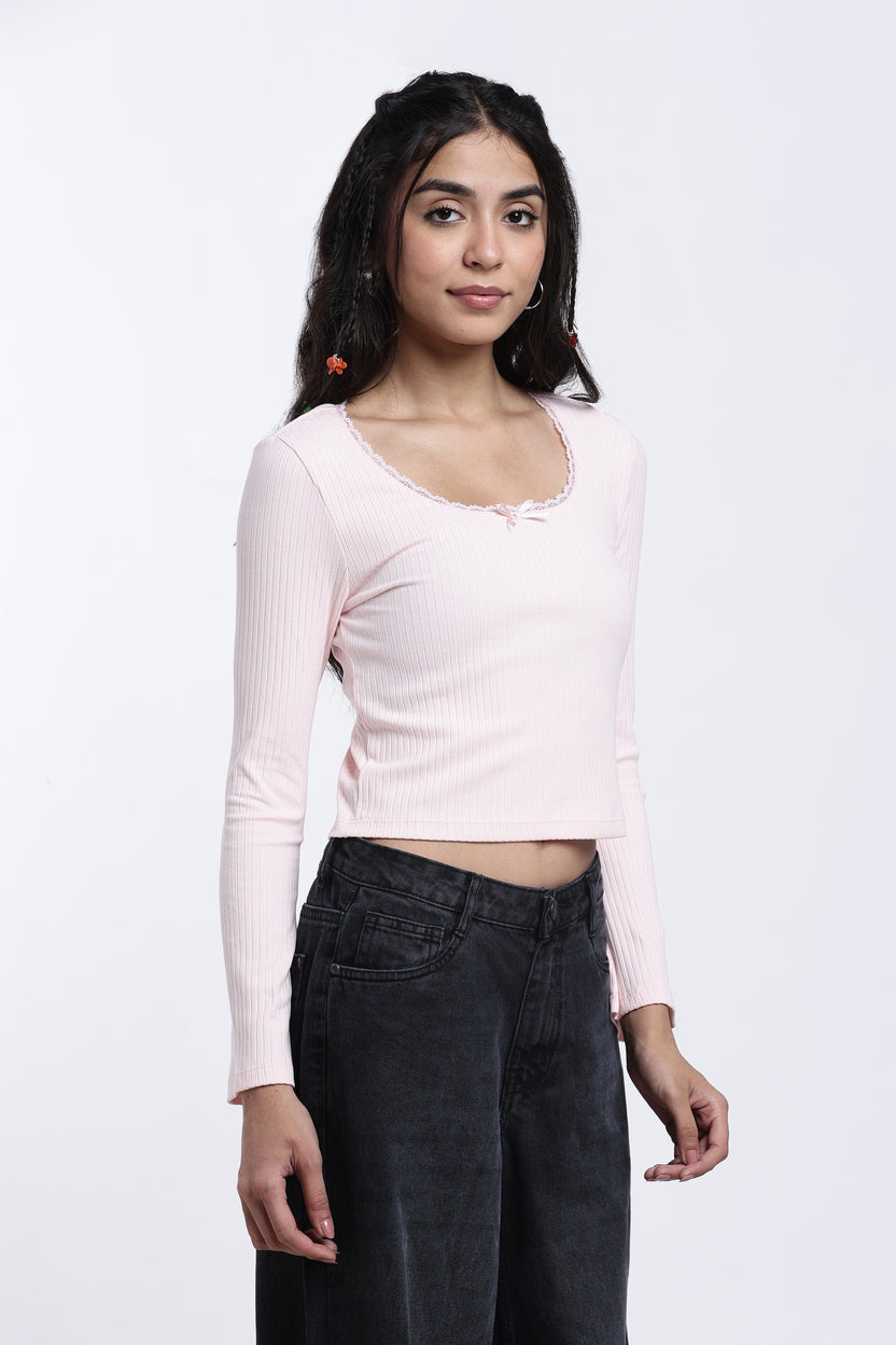 Pink Regular Fit Top for Women - Image 4