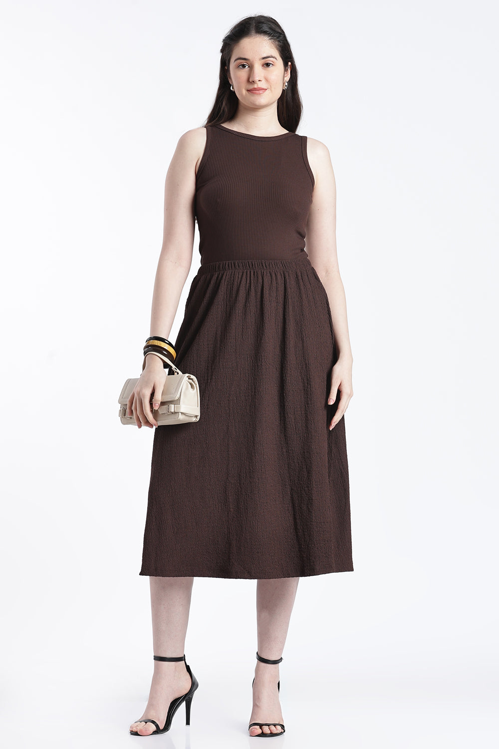 Chocolate Wear Regular Fit Dress for Women - Image 1