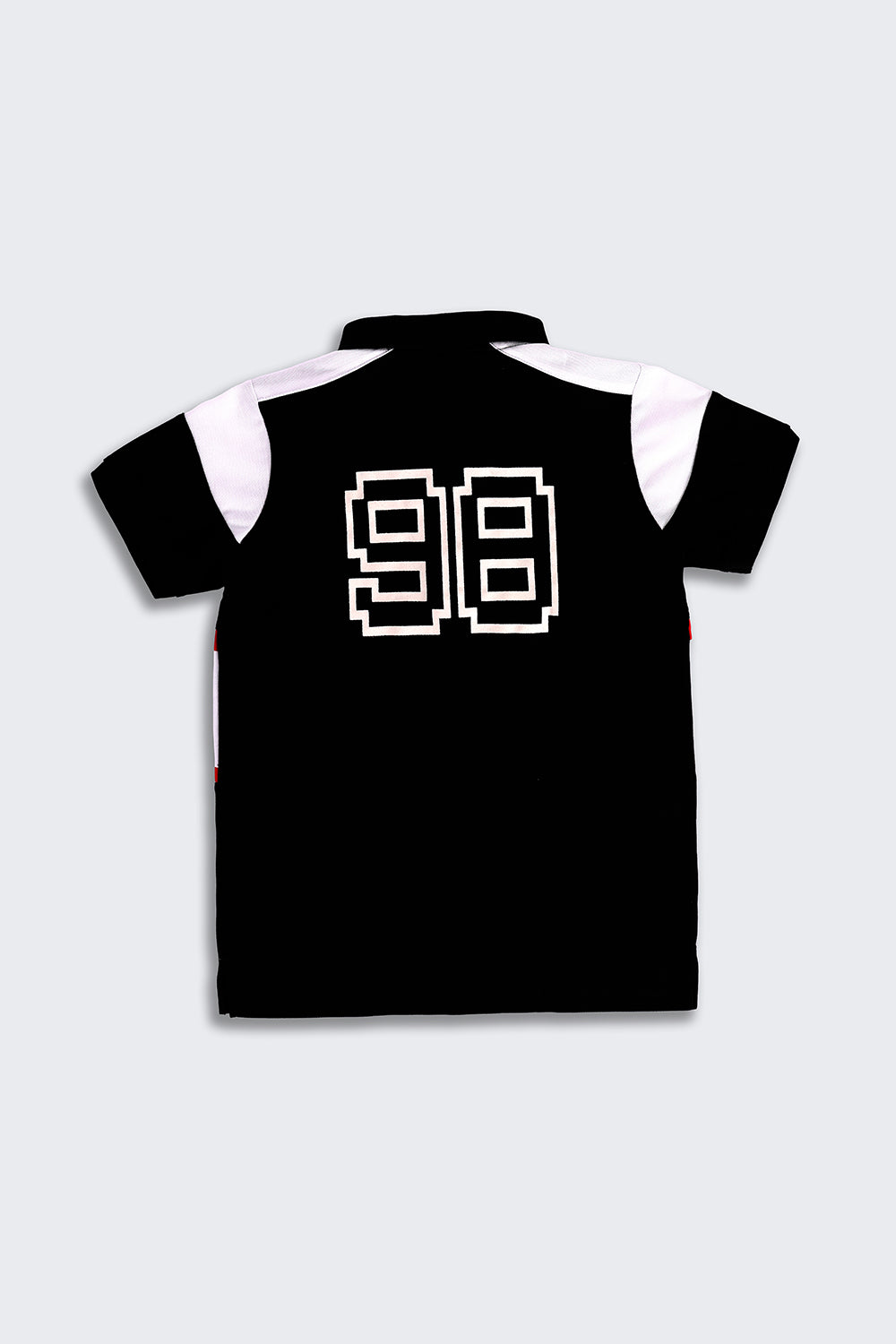Black Typographic Regular Fit T-Shirt for Tweens Boys - Image 3
