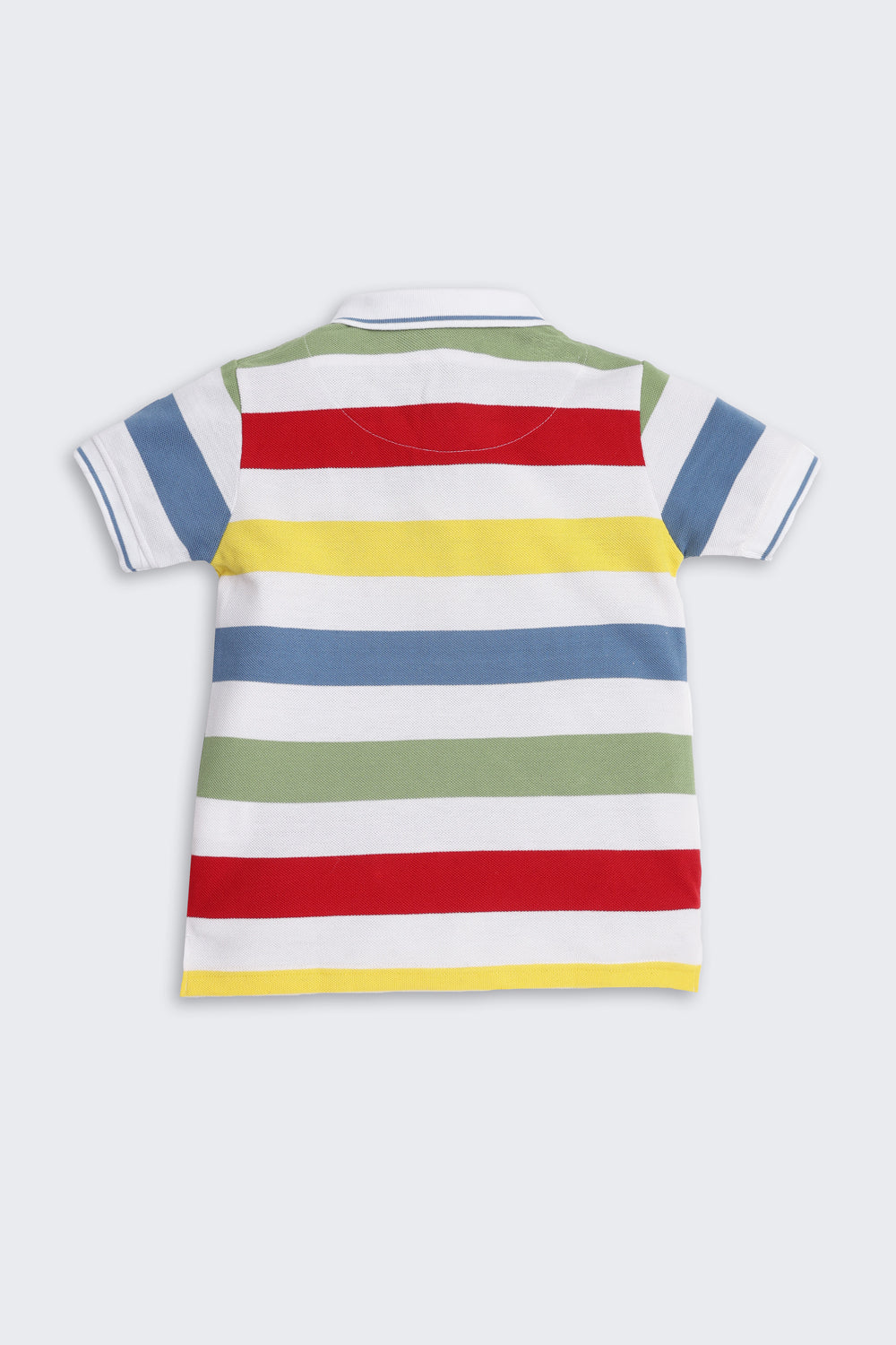 Multi-coloured Striped Regular Fit T-Shirt for Boys - Image 3