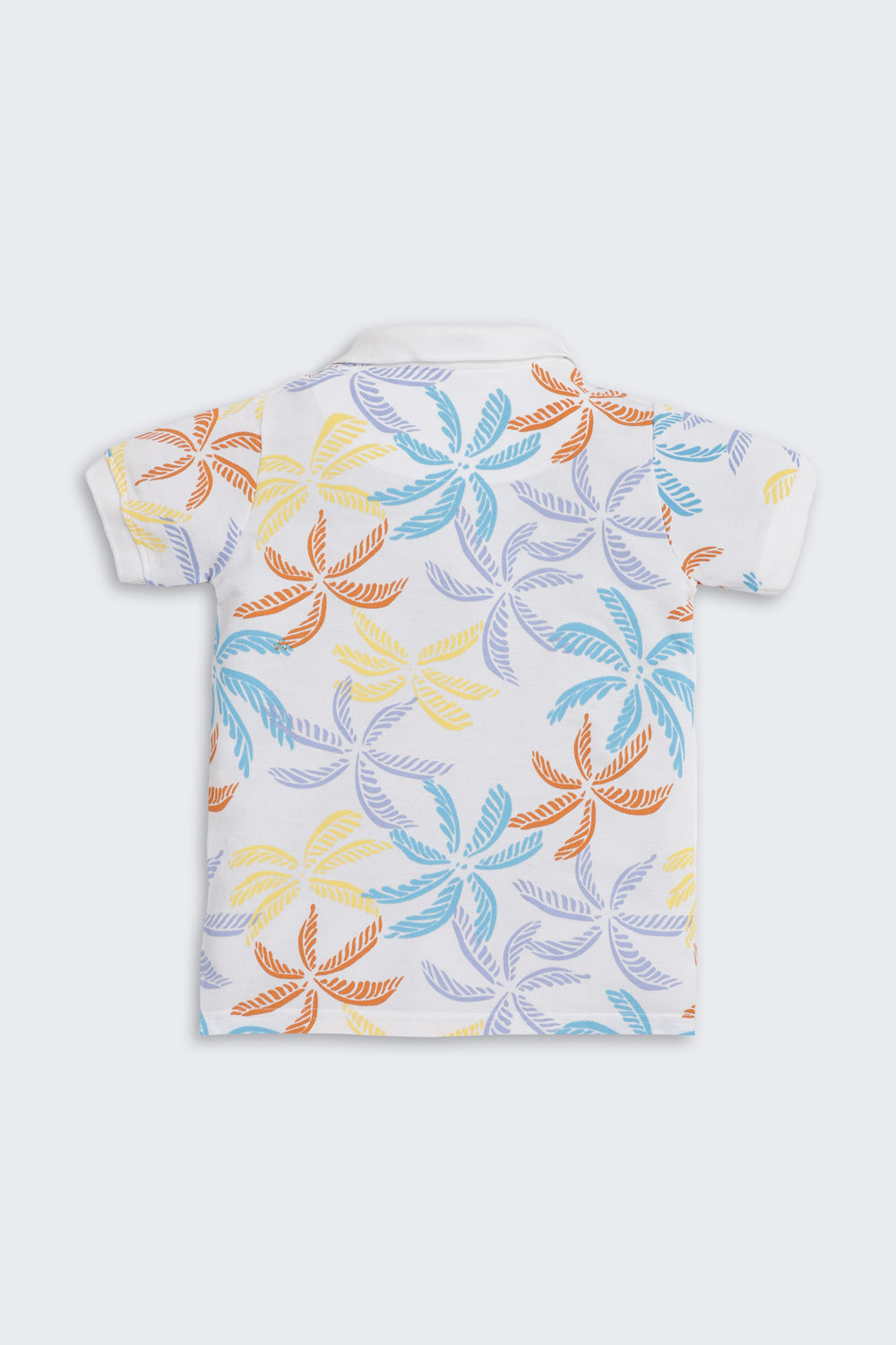 White Printed Summer T-Shirt for Boys - Image 3