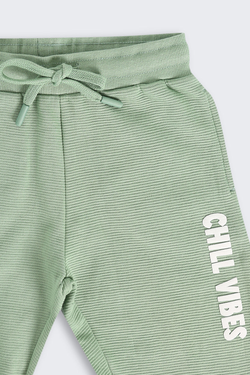 Olive Regular Fit Jogger With 2 Pocket for Boys - Image 4