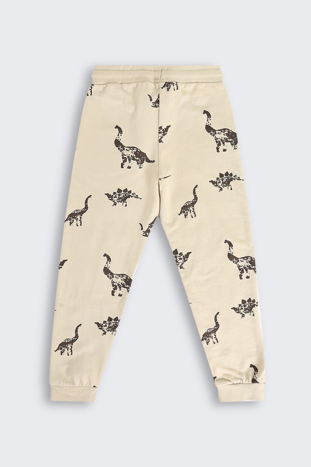 Beige Regular Fit Jogger With 2 Pocket for Boys - Image 3