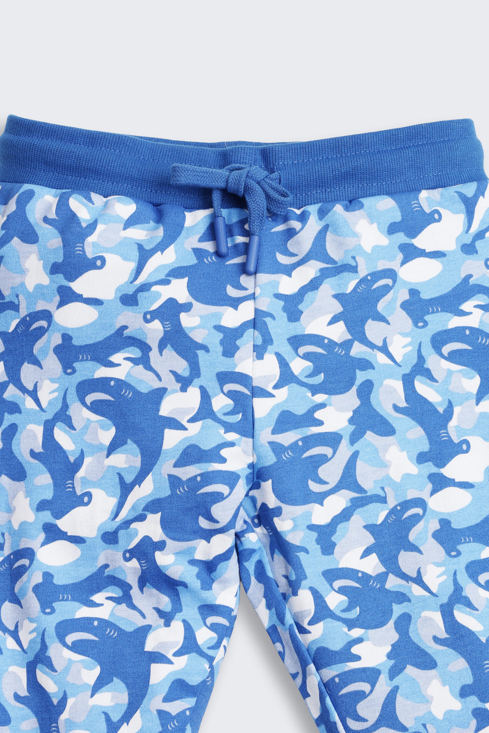 Blue Shark all over Printed Regular Fit Jogger for Boys - Image 5