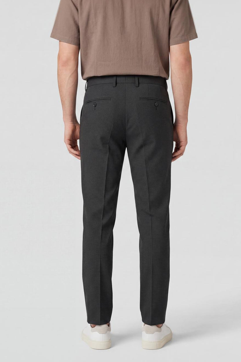 Black Solid Carrot Fit Trouser for Men - Image 5
