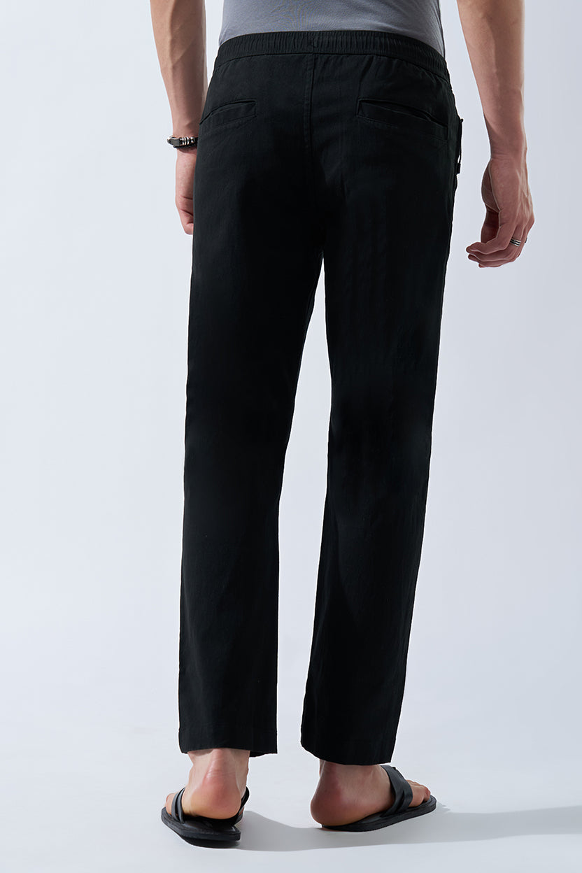 Black Drawstring Pant for Men - Image 5