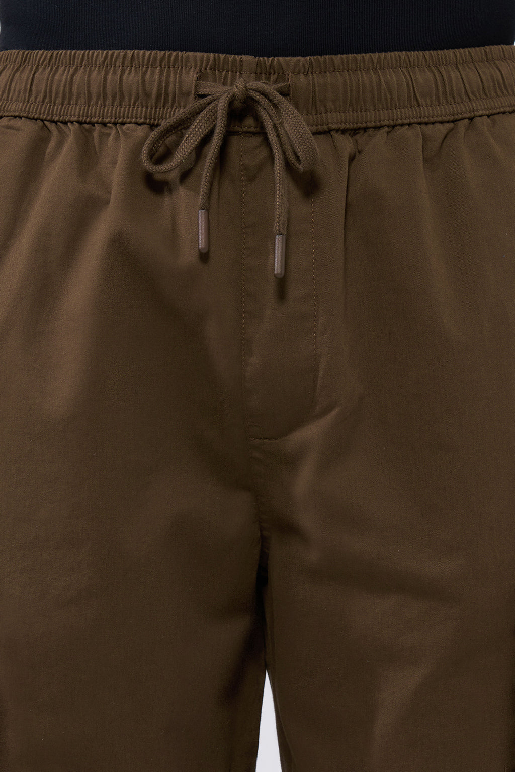 Brown Solid Regular Fit Trouser For Men - Image 3
