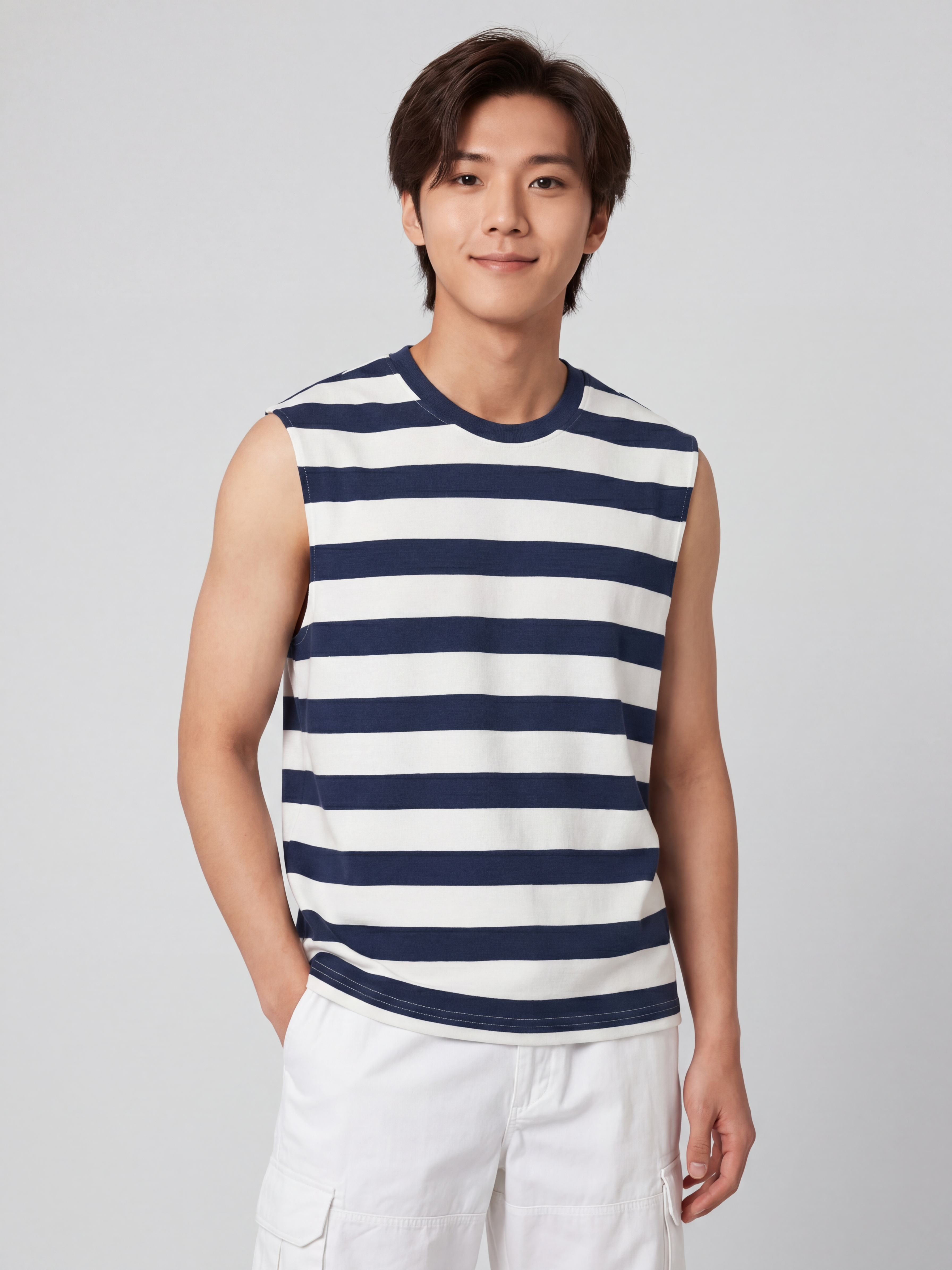 Blue Regular Fit T-Shirt for Men - Image 2