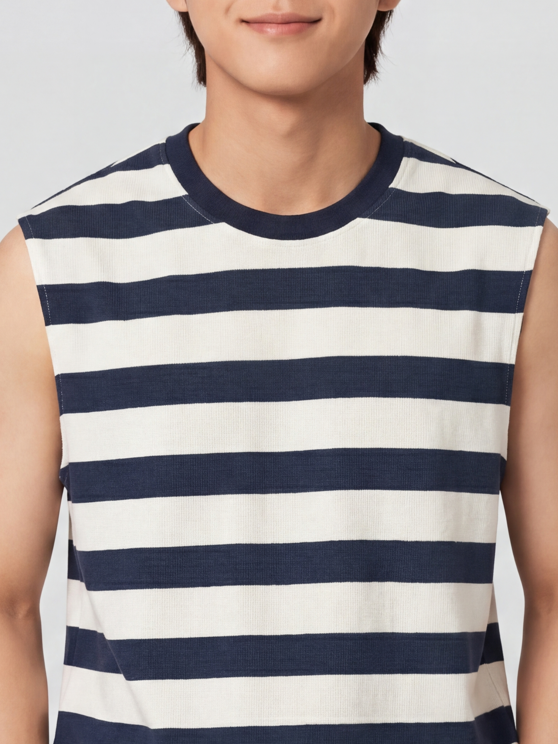 Blue Regular Fit T-Shirt for Men - Image 3