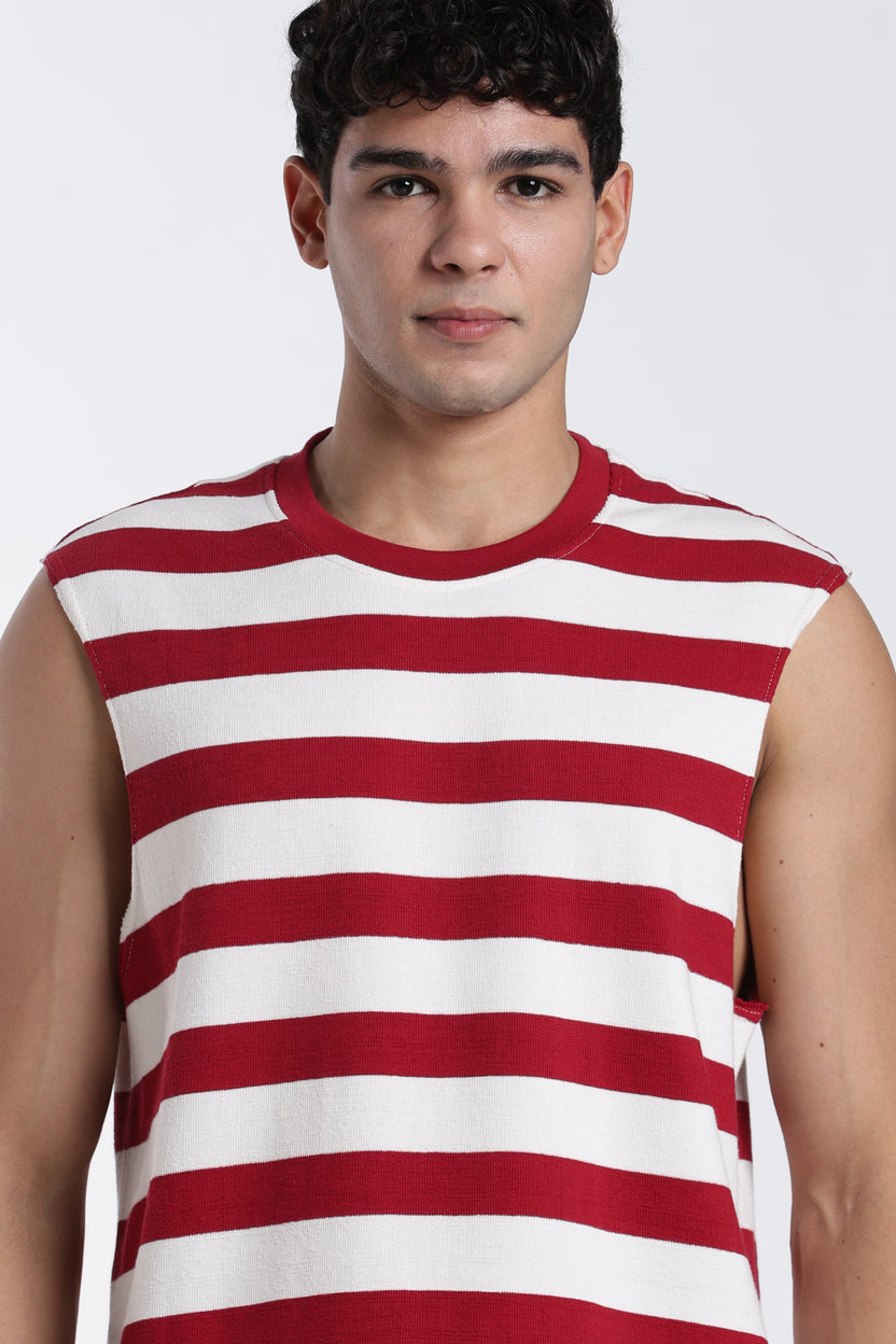 Red Regular Fit T-Shirt For Men - Image 3