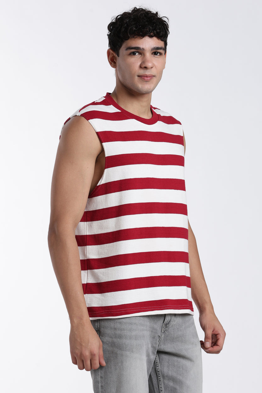 Red Regular Fit T-Shirt For Men - Image 4
