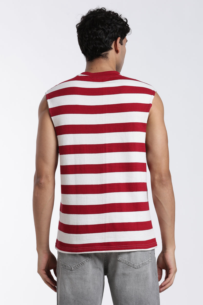 Red Regular Fit T-Shirt For Men - Image 5