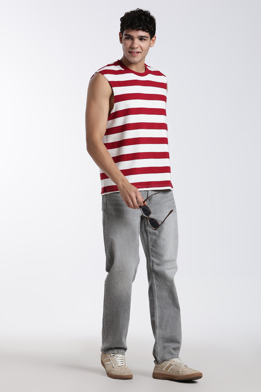 Red Regular Fit T-Shirt For Men - Image 6