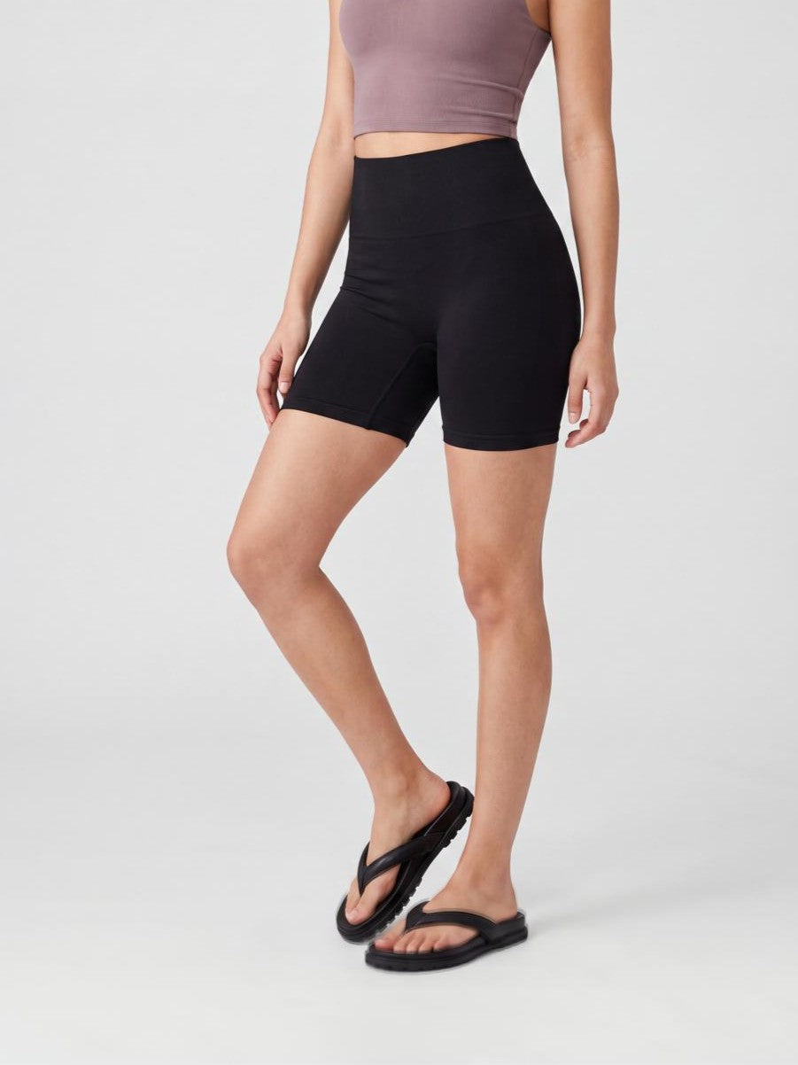 Black High Rise Skinny Fit Shapewear for Women - Image 4