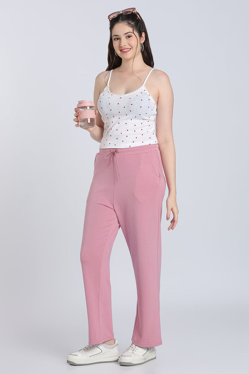 White Heart Printed Regular Fit Camisole for Women - Image 6