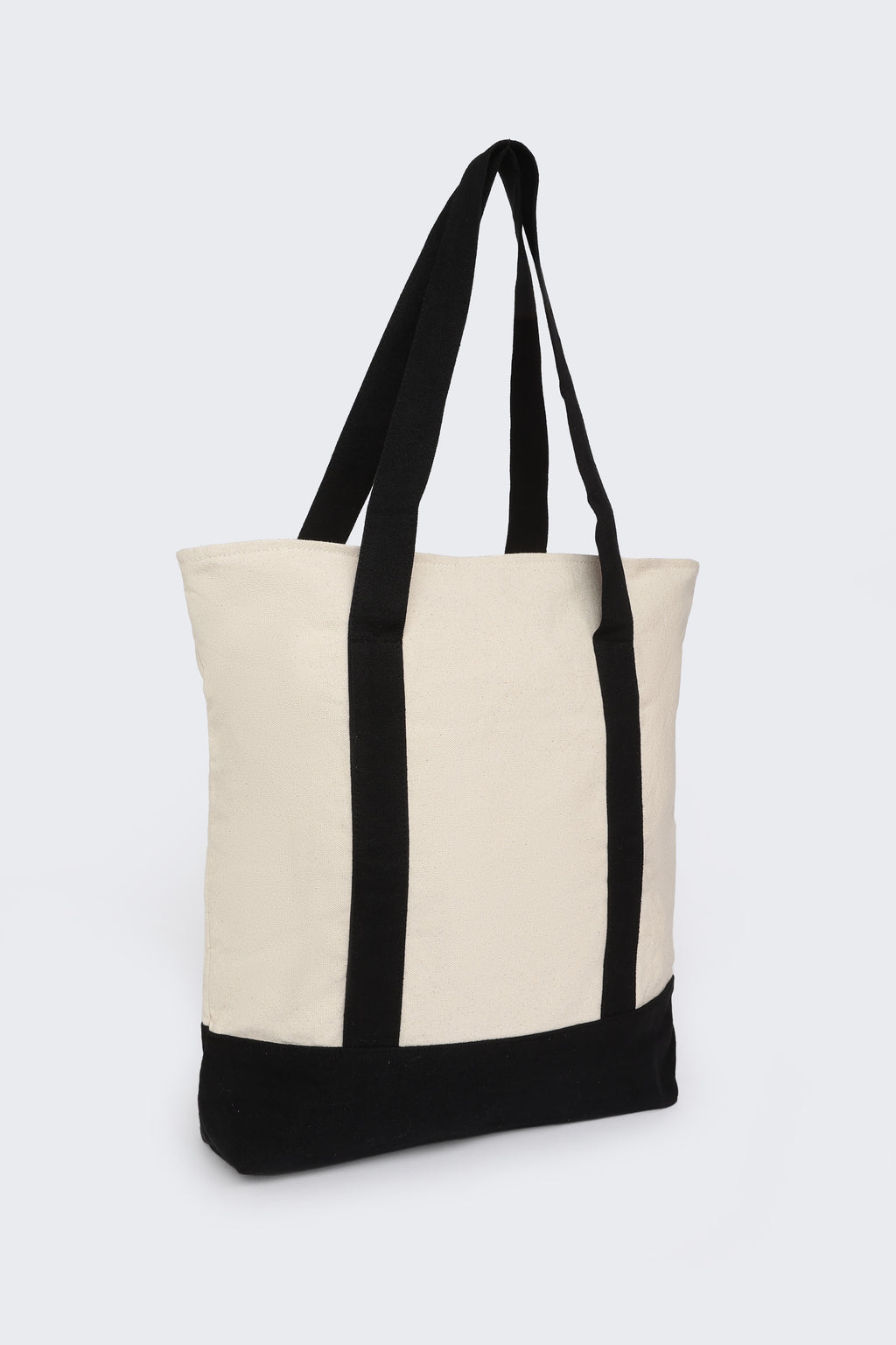 Cream Canvas Tote Bag for Women - Image 4
