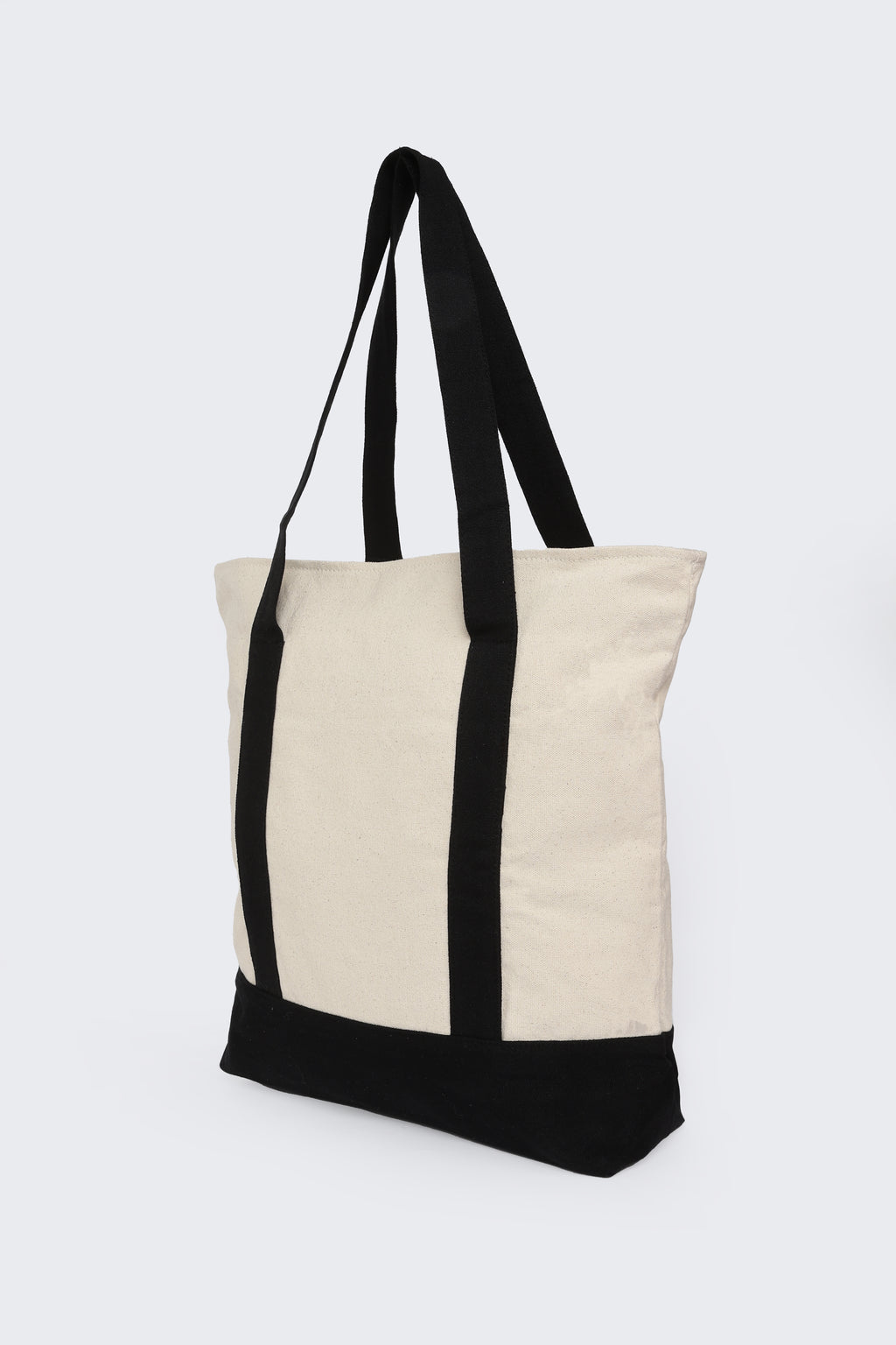 Cream Canvas Tote Bag for Women - Image 5