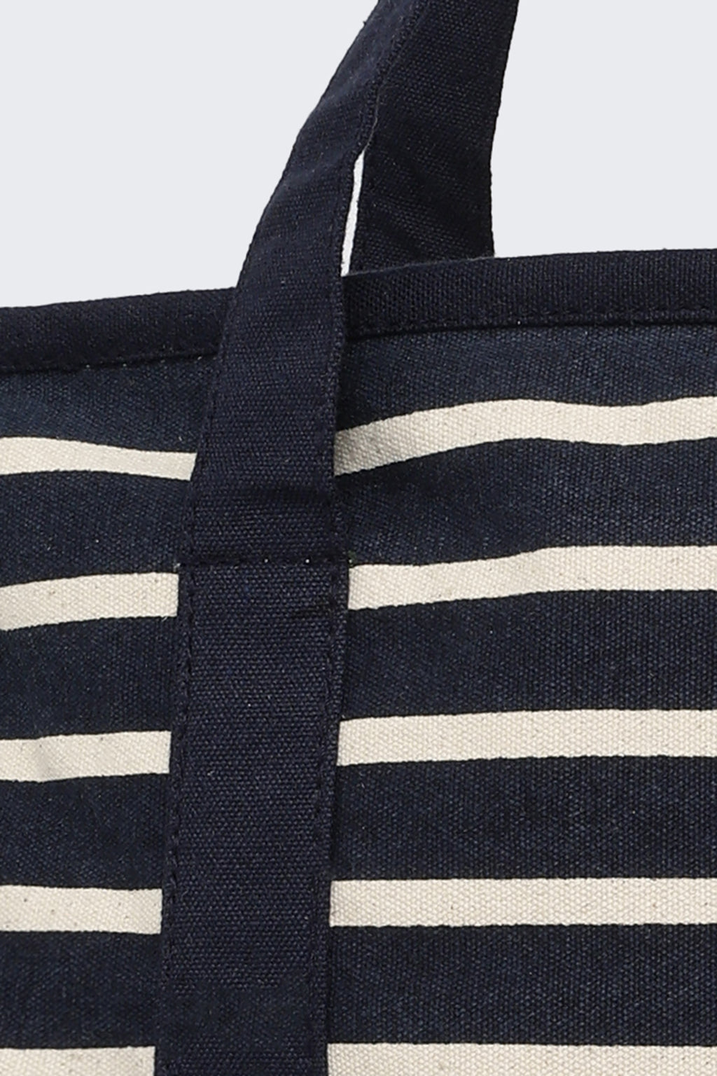 Navy Canvas Tote Bag for Women - Image 3