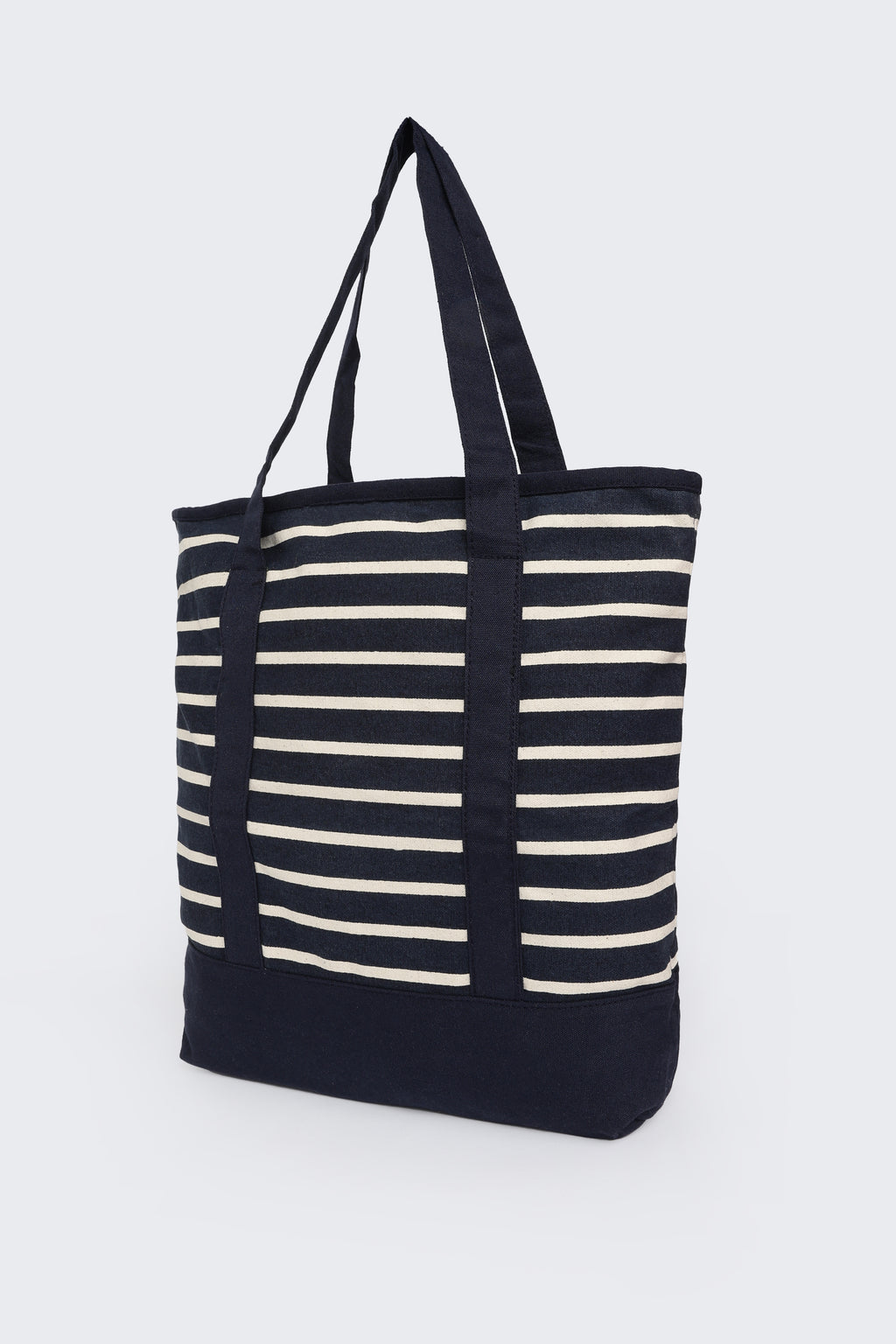 Navy Canvas Tote Bag for Women - Image 5